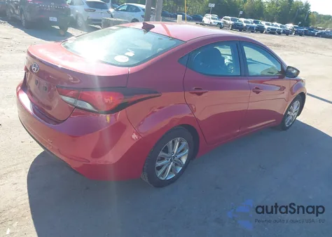 2016 Hyundai Elantra Se z USA, uszkodzony, nr VIN KMHDH4AE8GU528282